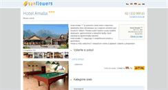 Desktop Screenshot of hotel-amalia-nova-lesna.com